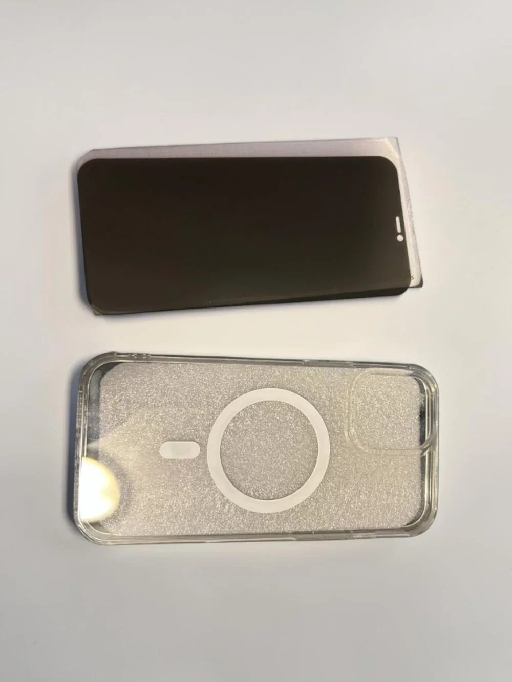 Clear Magnetic Phone Case w/ Screen Protector